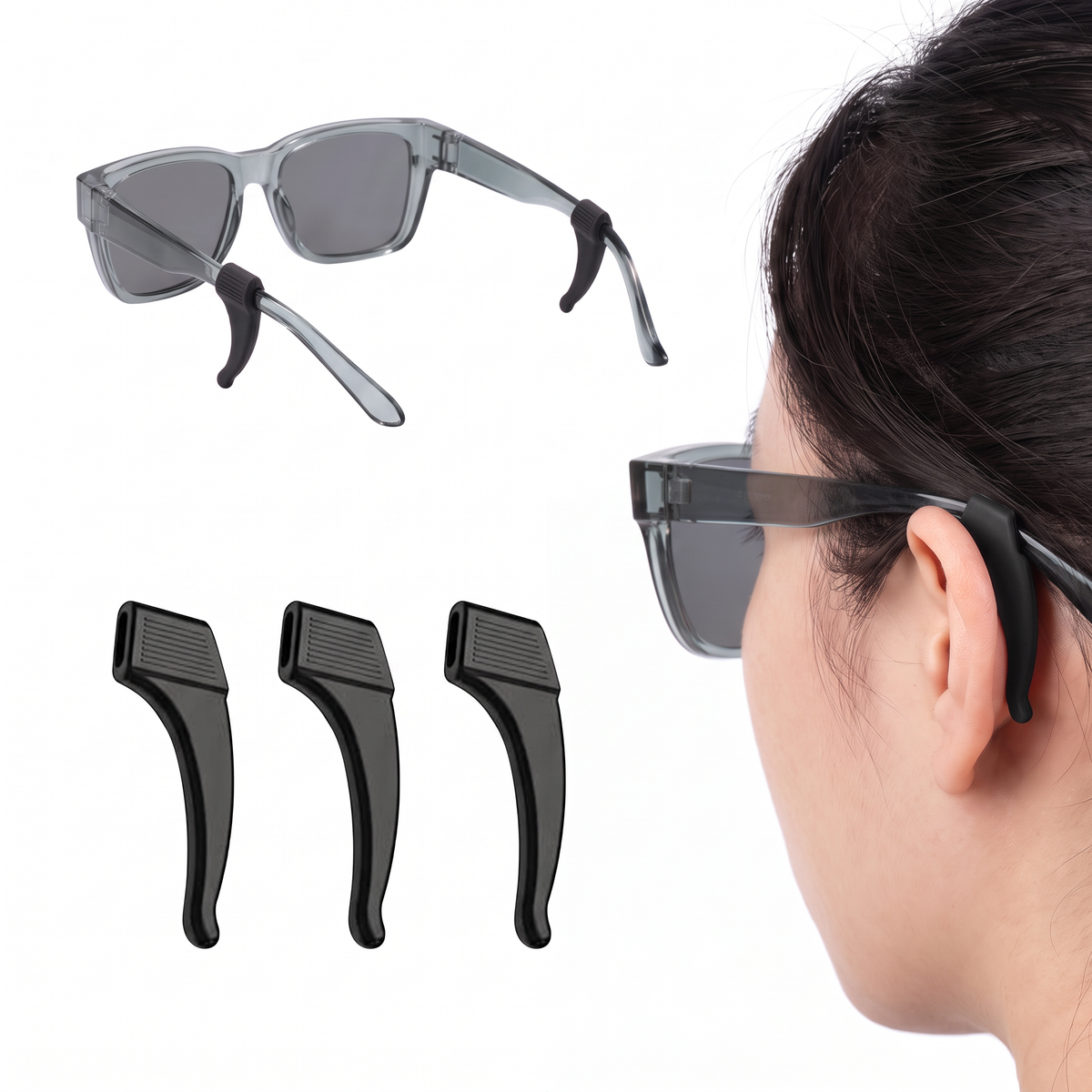 Anti-Slip Ear Hook Grips (3 pairs) by VESPER