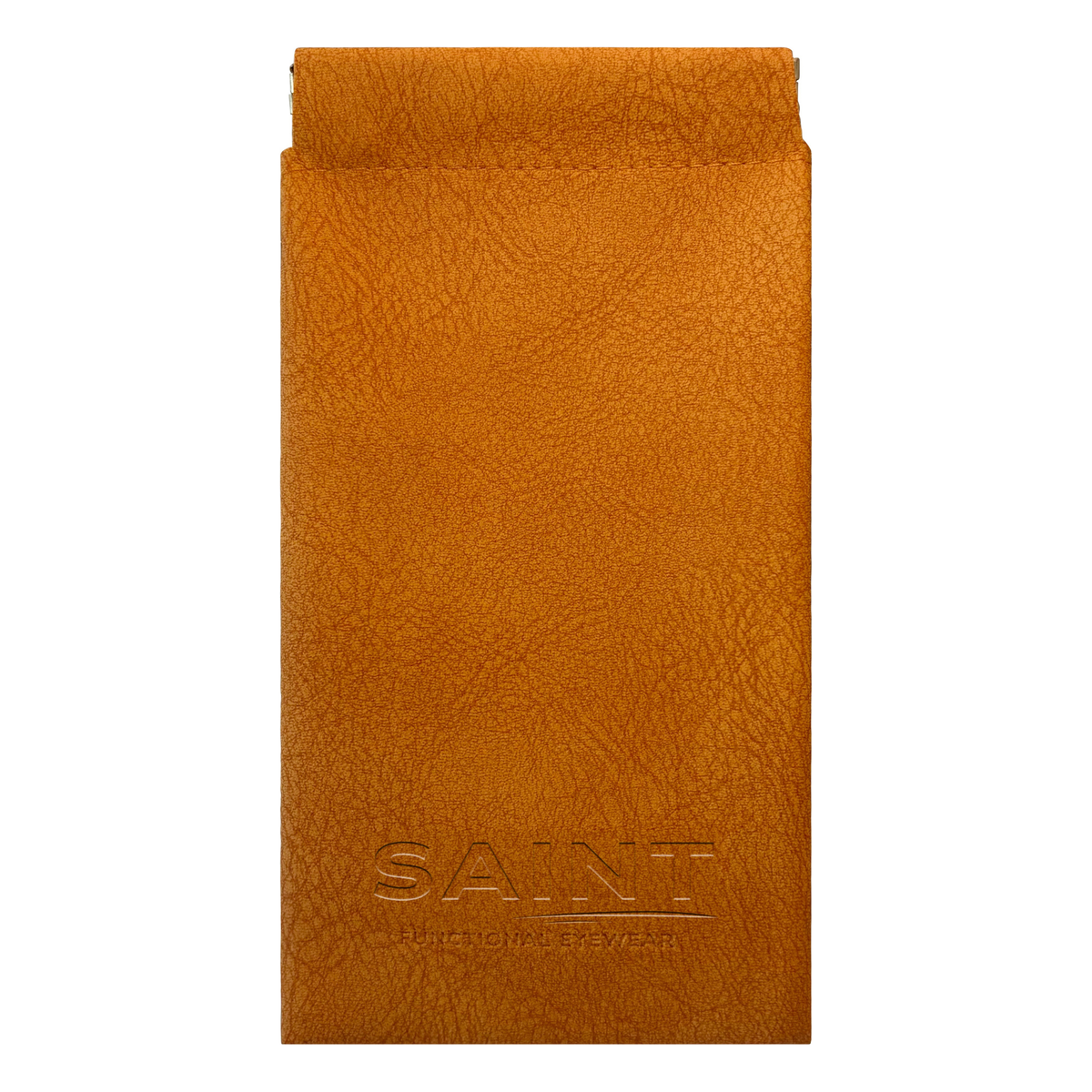 Leather Travel Pouch by VESPER in Orange