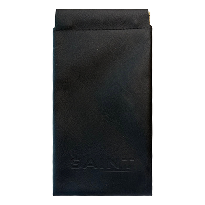 Leather Travel Pouch by VESPER in Black