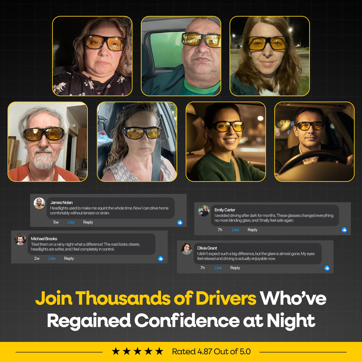 VESPER Night Drive Glasses by VESPER